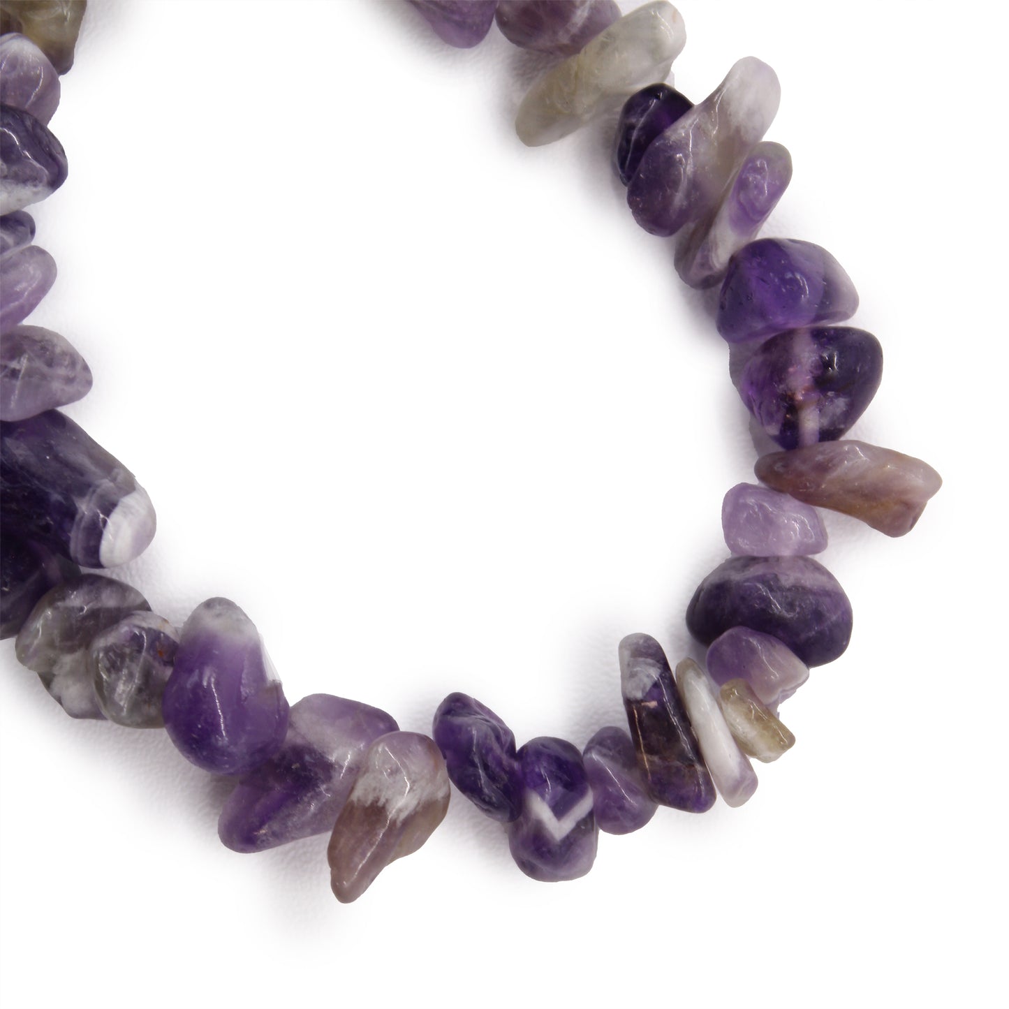 Amethyst Crystal Chip Bracelet