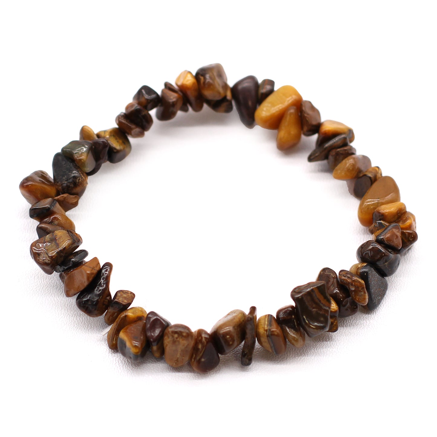 Tiger Eye Crystal Chip Bracelet