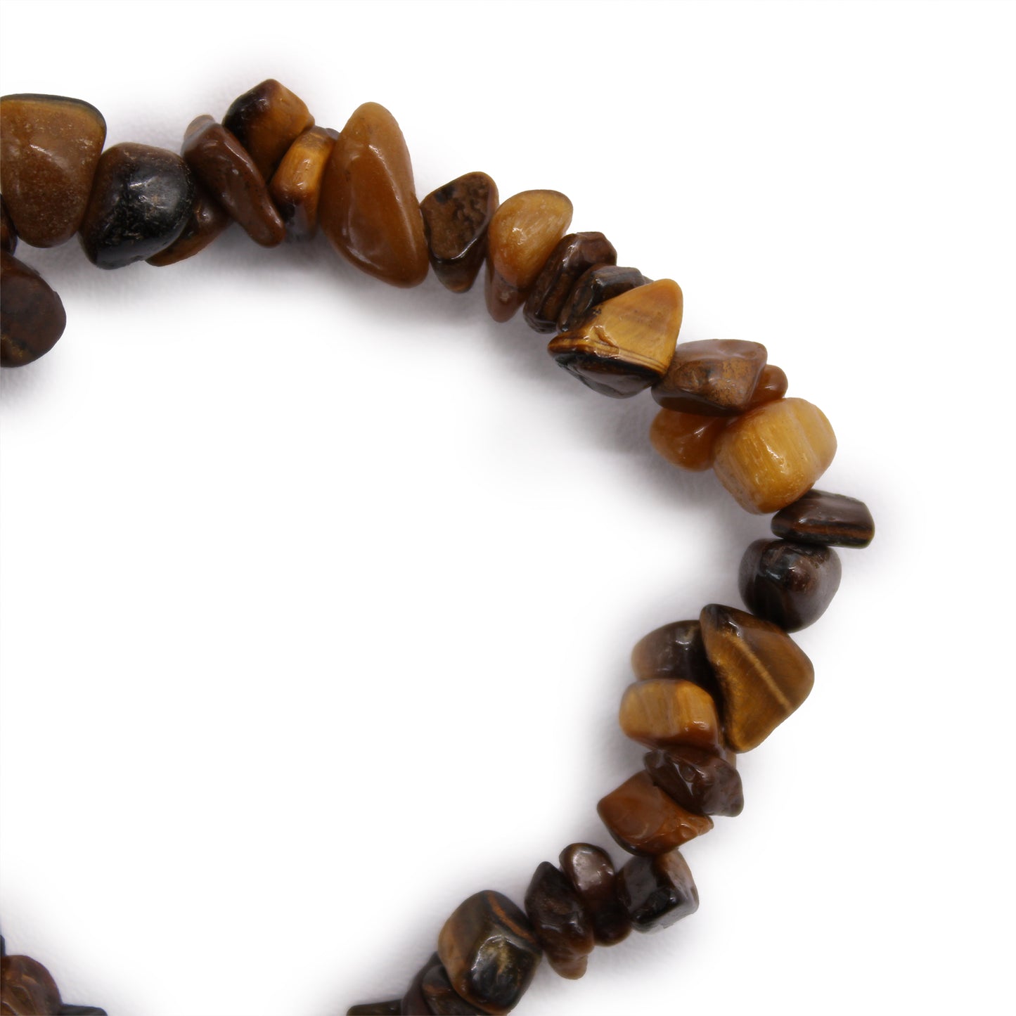 Tiger Eye Crystal Chip Bracelet
