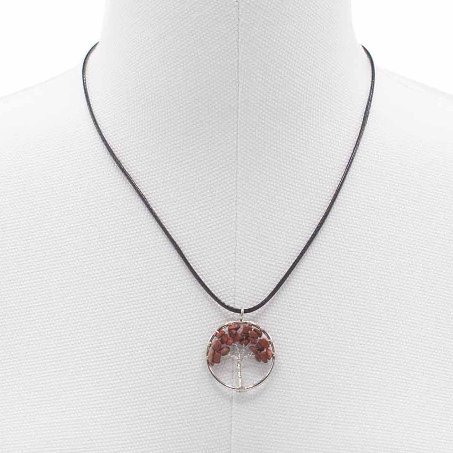 Red Jasper Tree Of Life Pendant