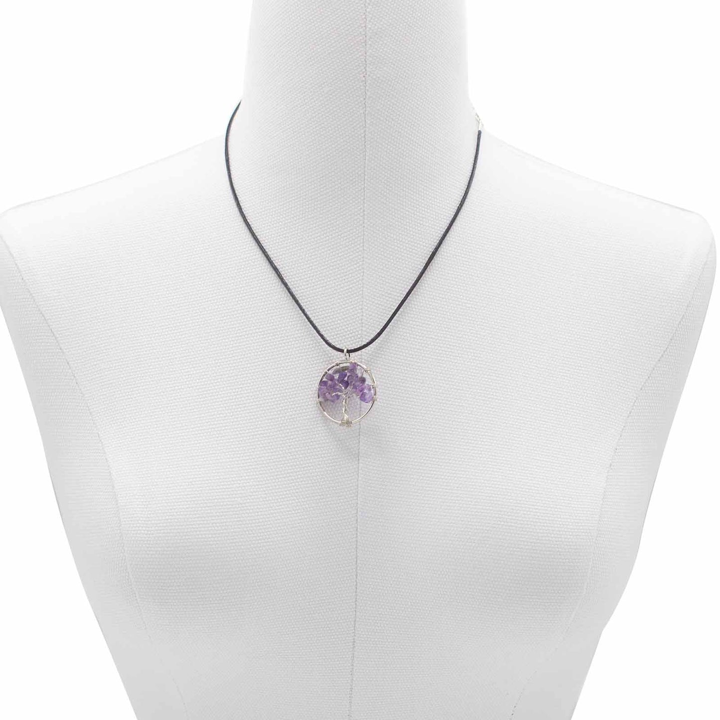 Amethyst Tree Of Life Pendant