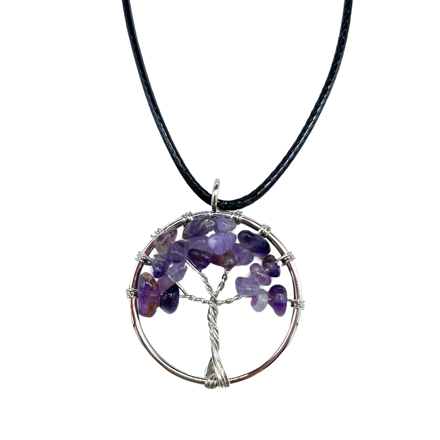 Amethyst Tree Of Life Pendant