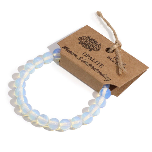 Opalite Beaded Bracelet 8mm