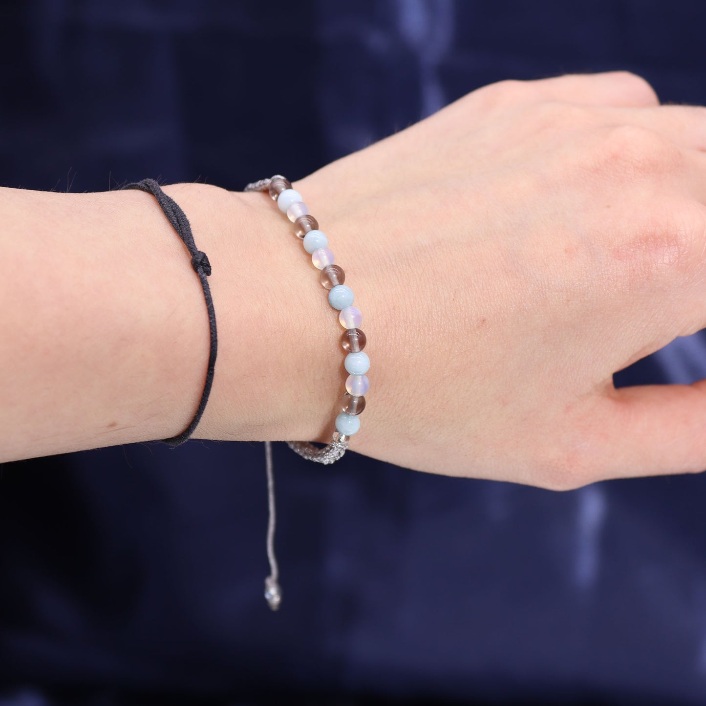 Zodiac Crystal Soy Candle with Crystal Bracelet - Cancer