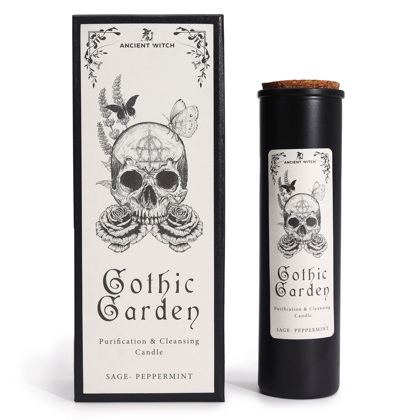 Ancient Witch Ritual Candle - Gothic Garden