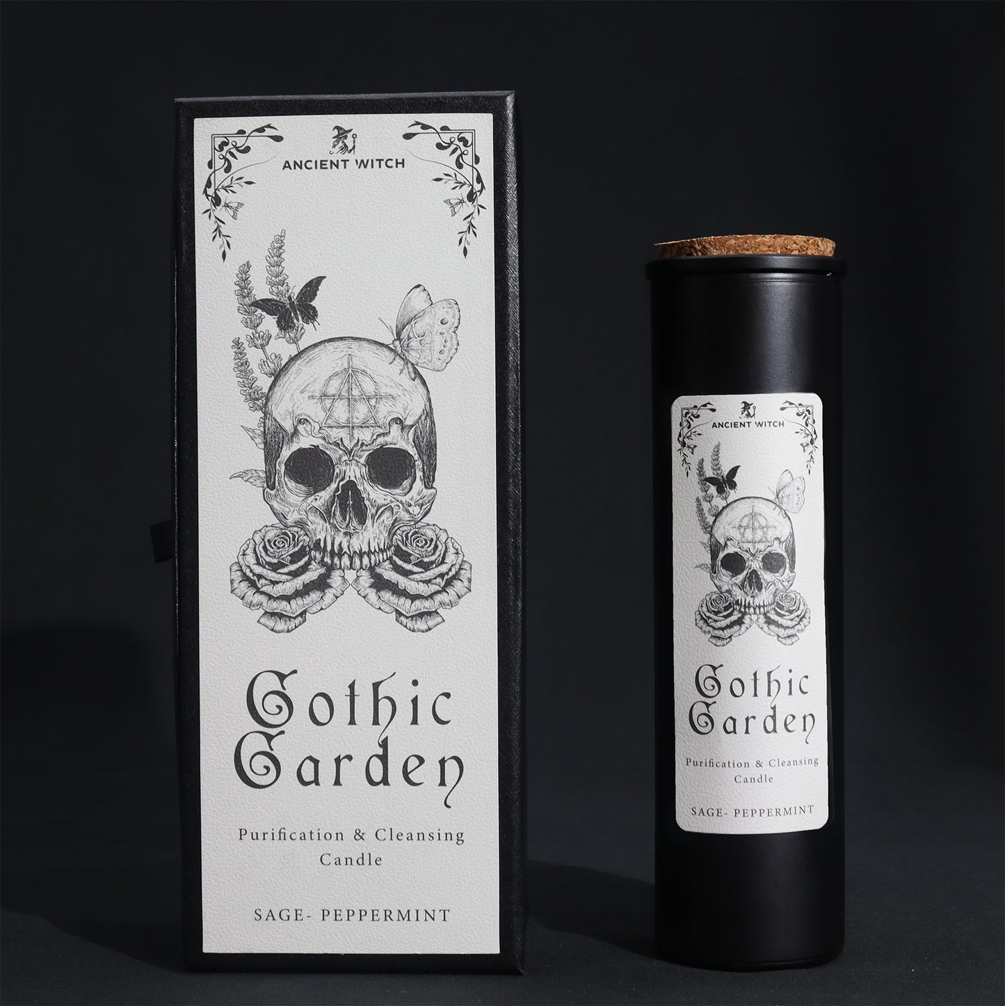 Ancient Witch Ritual Candle - Gothic Garden