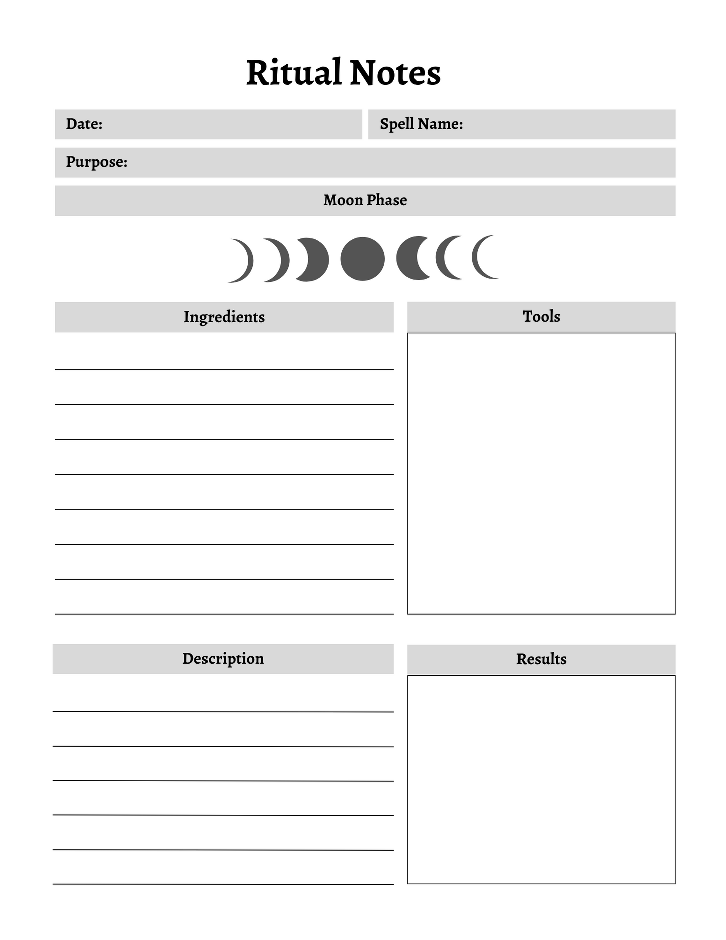 Witchy Planner