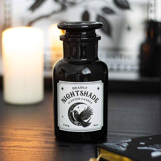 Mystic Raven Deadly Nightshade Apothecary Candle