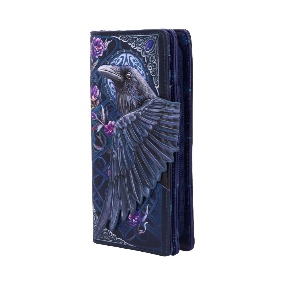 Ravens Flight Embossed Purse 18.5CM