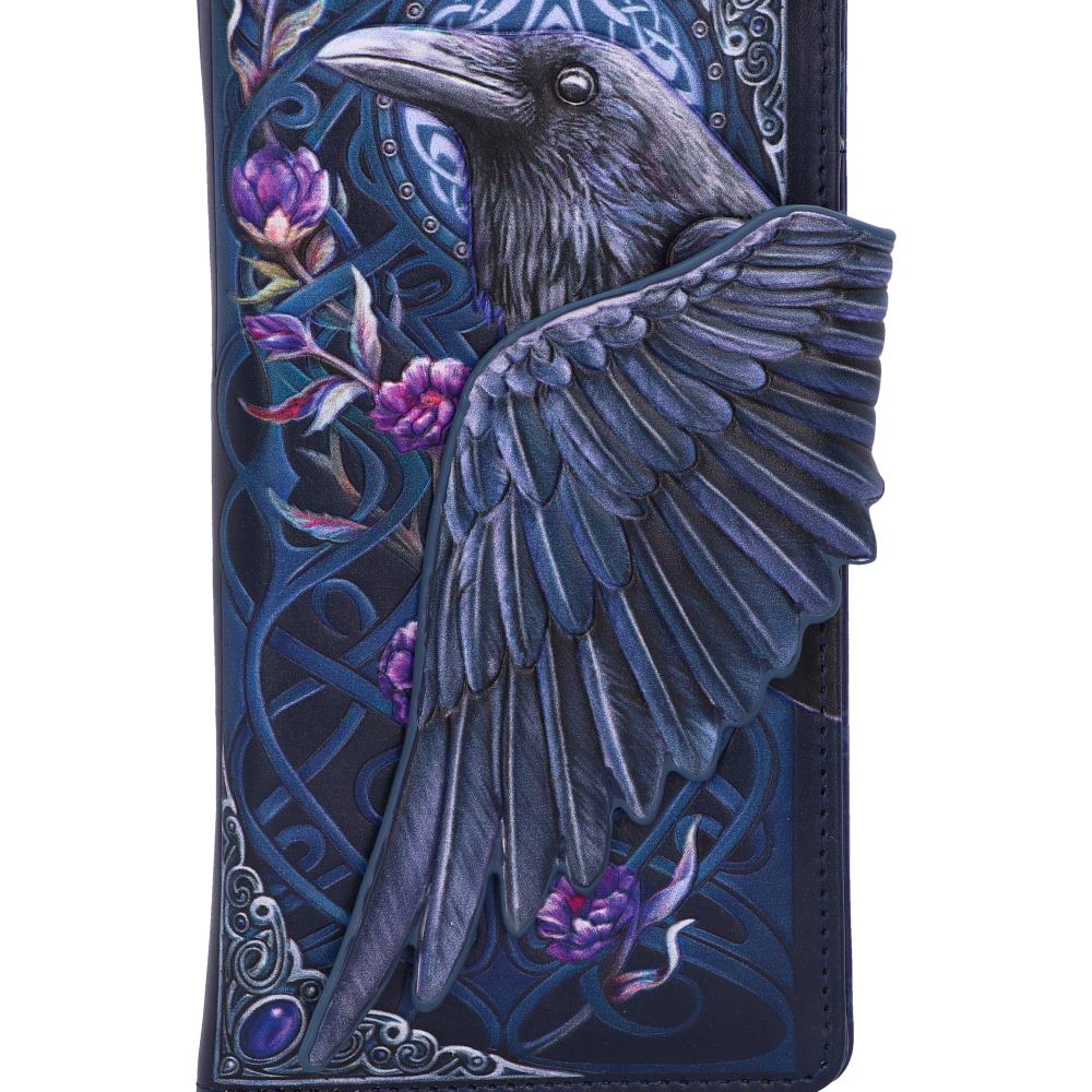 Ravens Flight Embossed Purse 18.5CM
