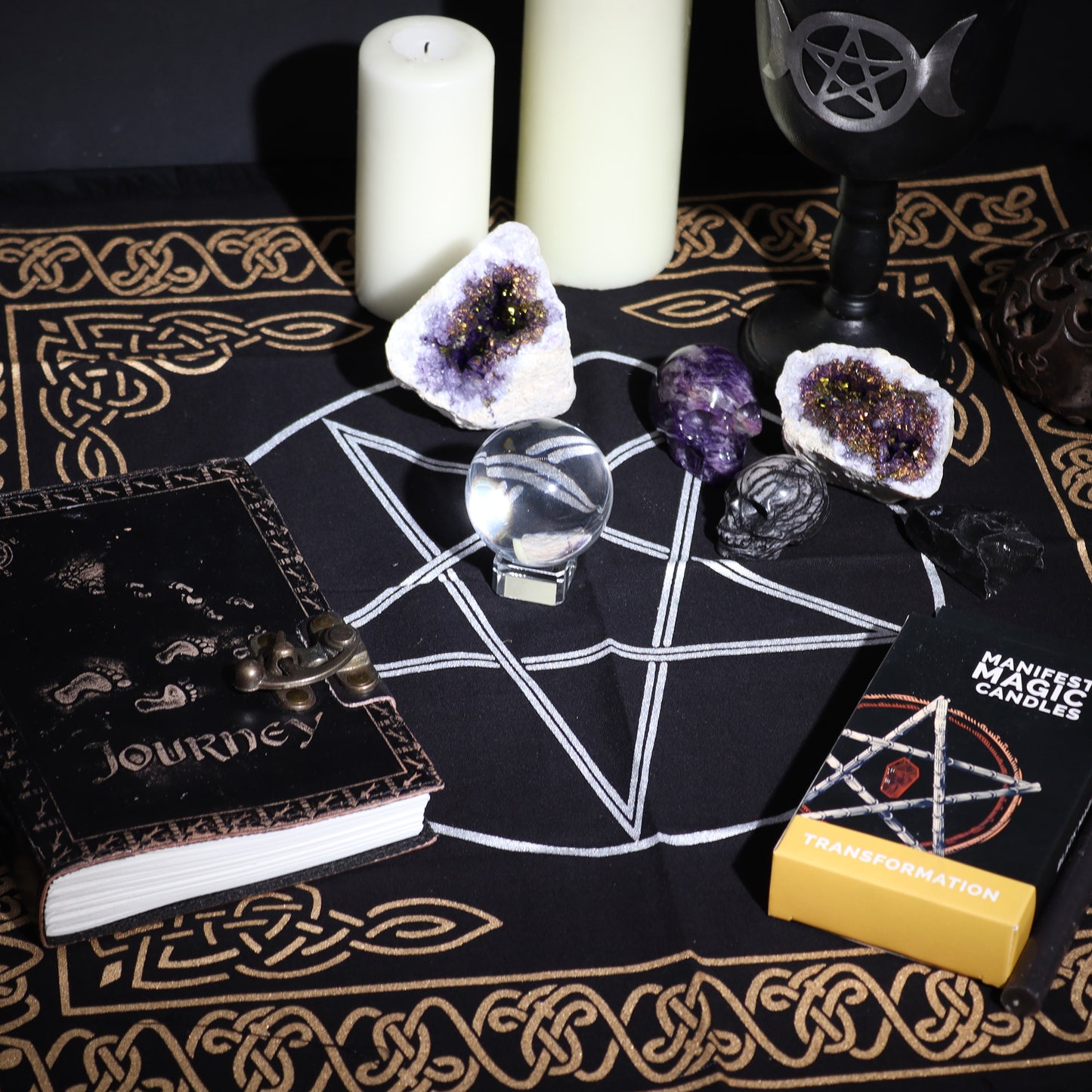 Pentagon Fringed Altar Cloth