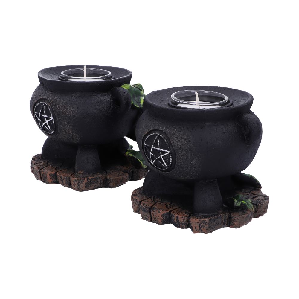 Ivy Cauldron Candle Holder 11cm (Set of 2)