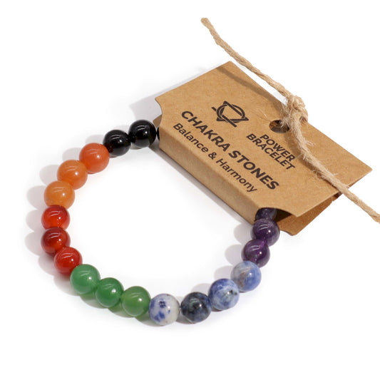 Chakra Beaded Bracelet 8mm
