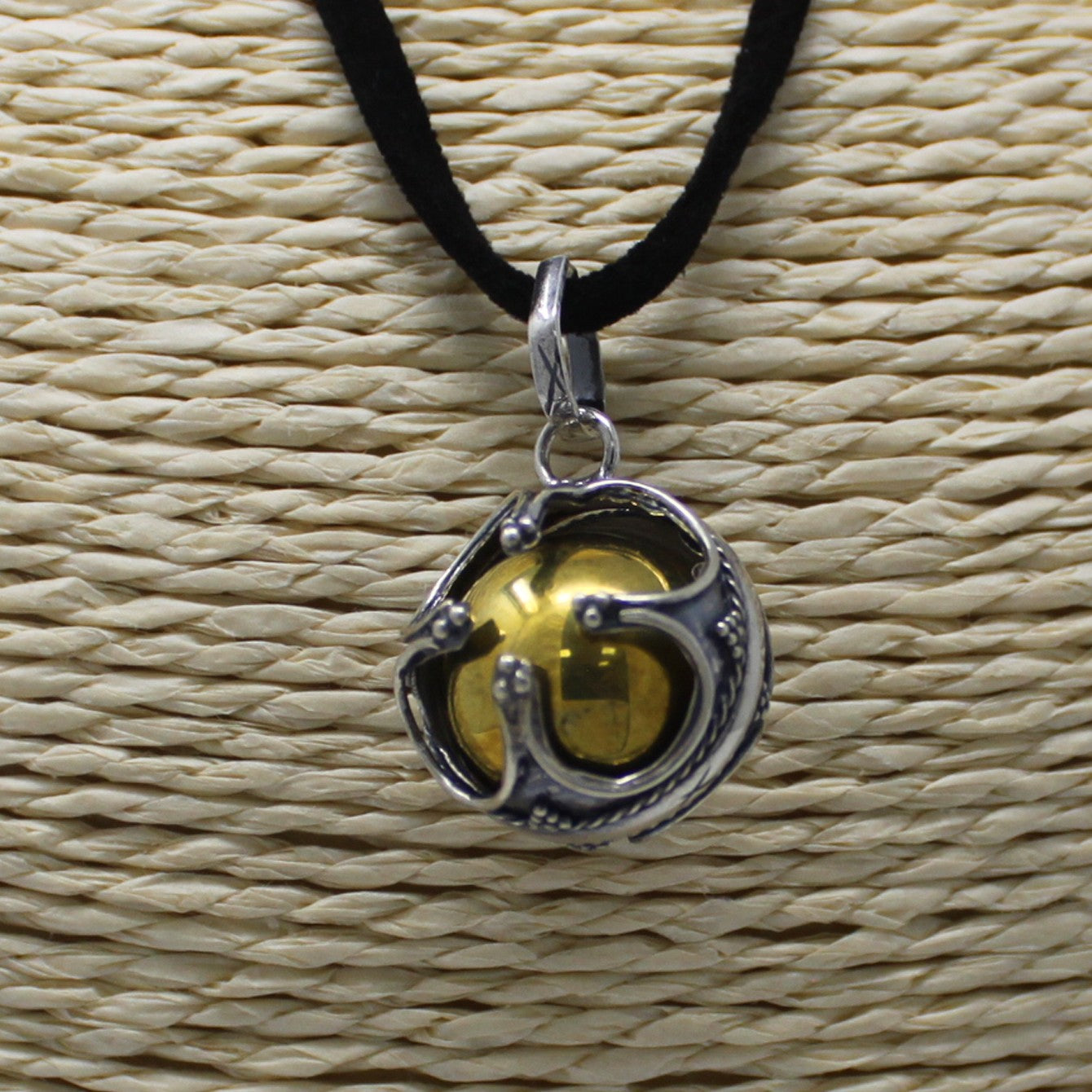 Silver Angel Bell - Prosperity  - 16mm
