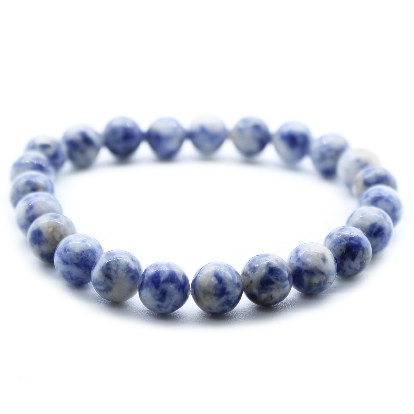 Sodalite Beaded Bracelet 8mm