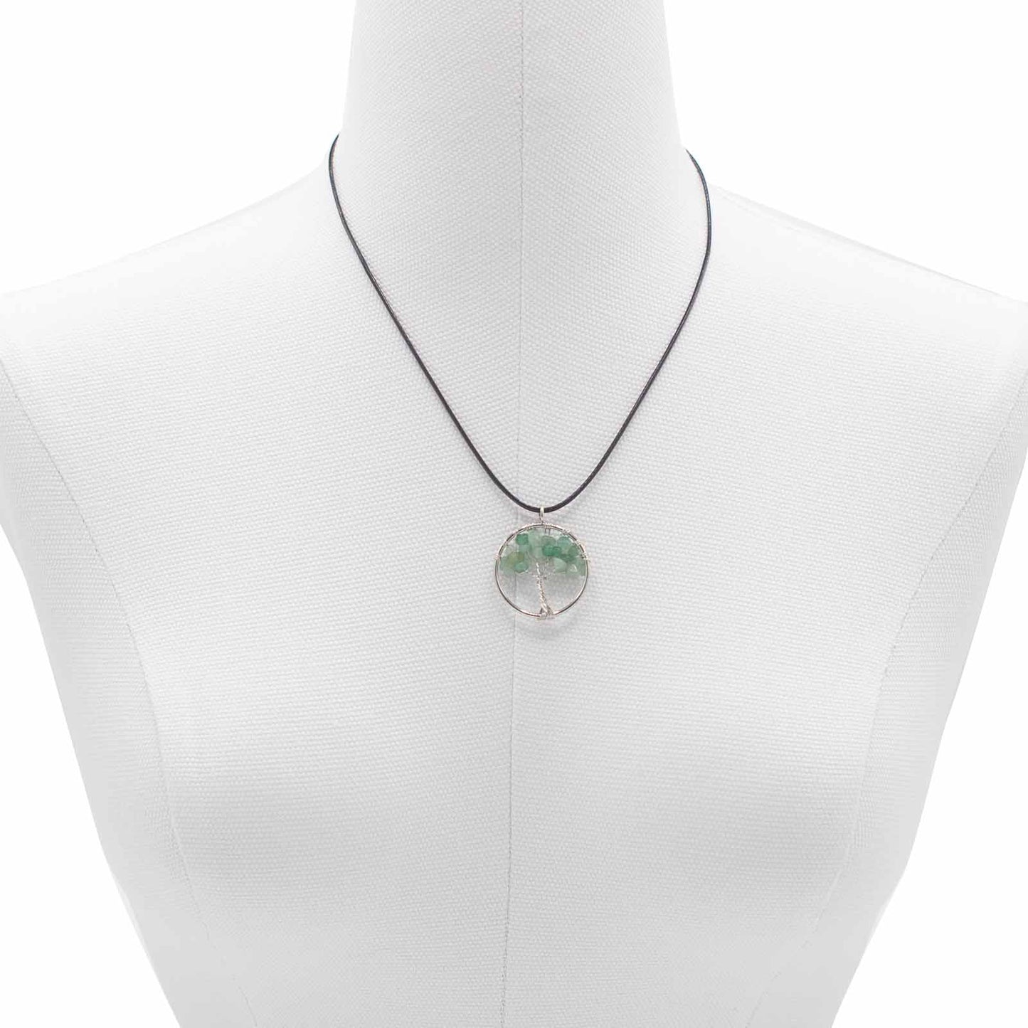 Green Aventurine Tree Of Life Pendant