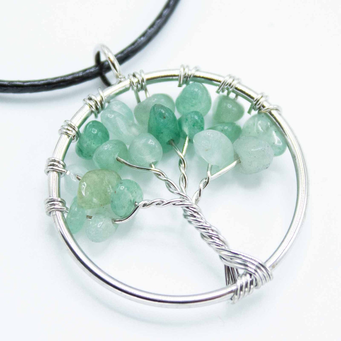 Green Aventurine Tree Of Life Pendant