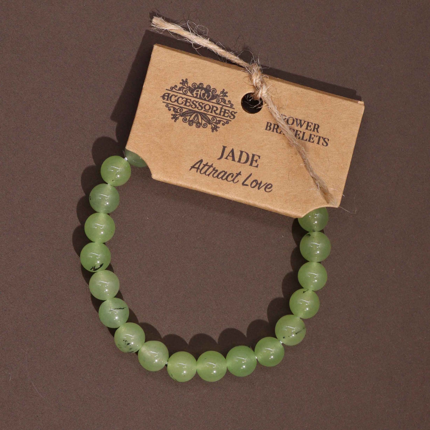 Jade Beaded Bracelet 8mm