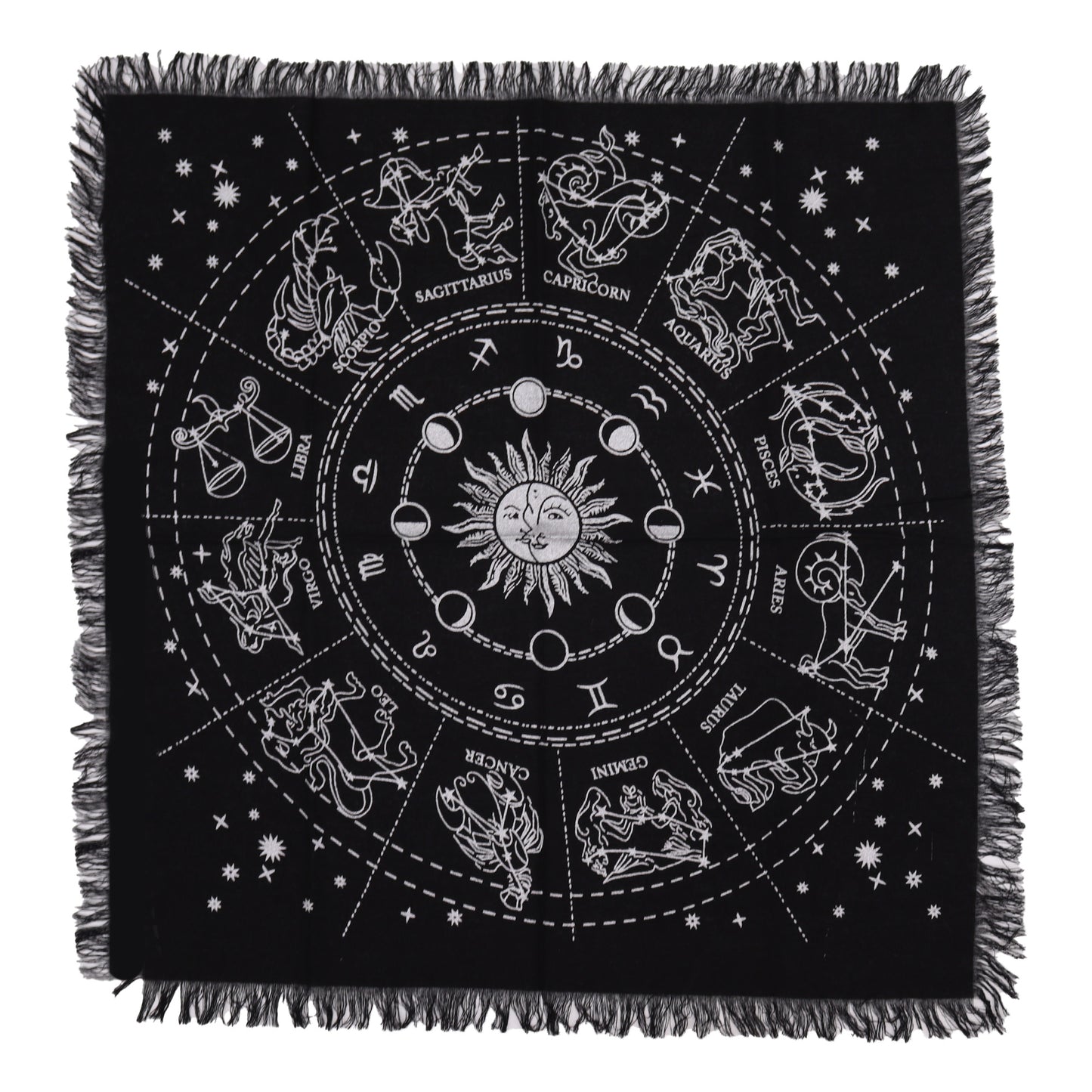 Horoscope Fringed Altar Cloth