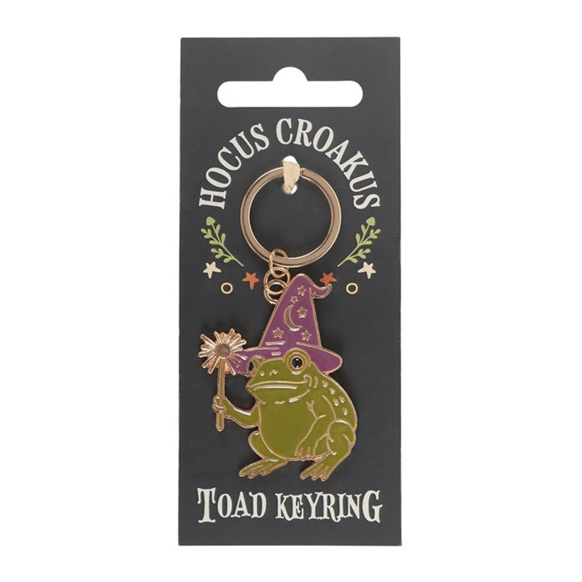 Hocus Croakus Magic Toad Keyring