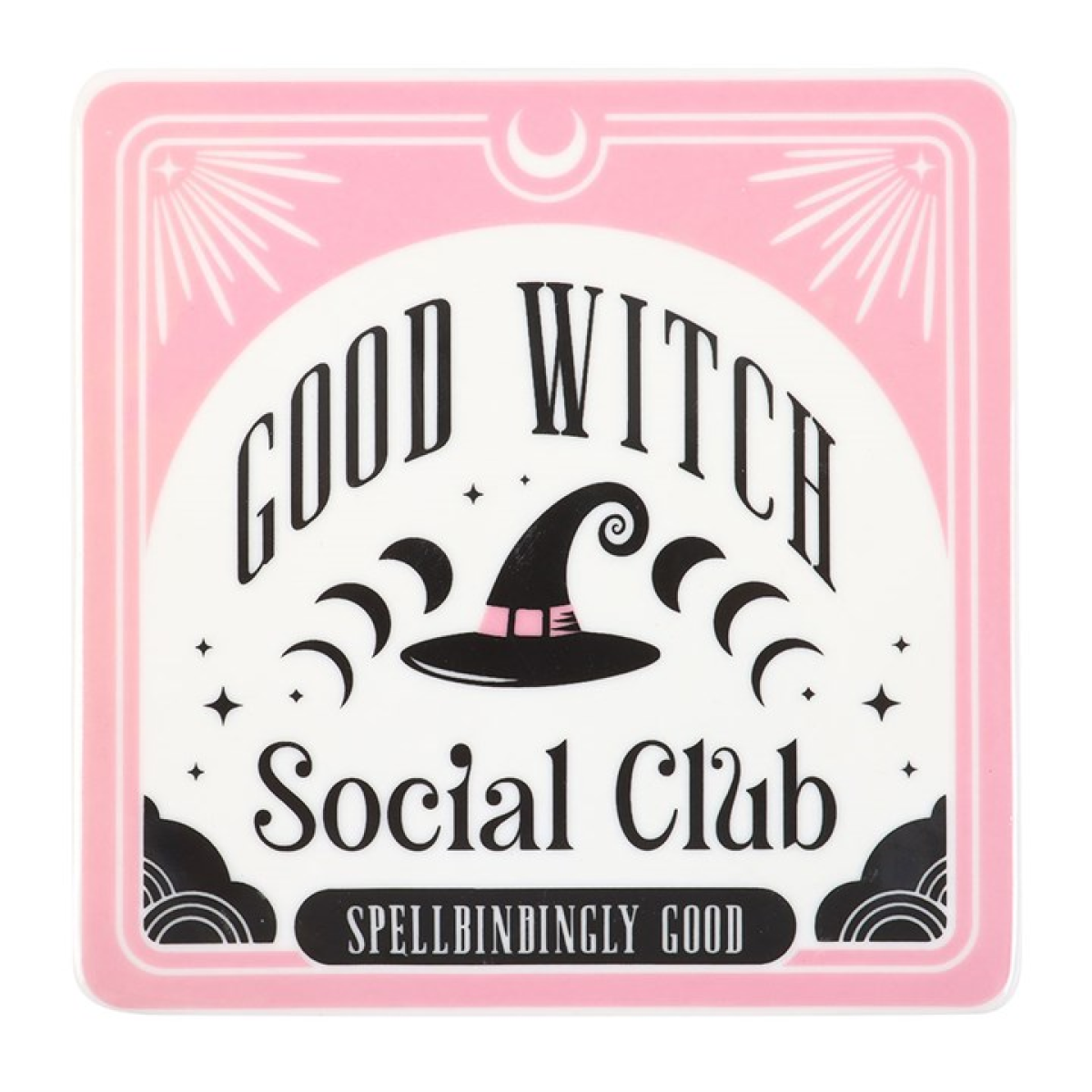 Good Witch Social Club Mug and Coaster Set