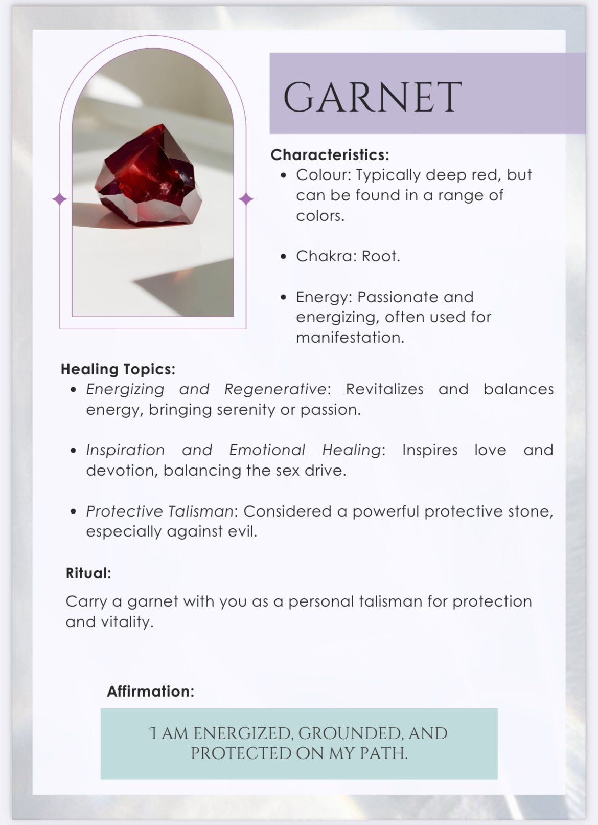 Crystal Journal And Workbook