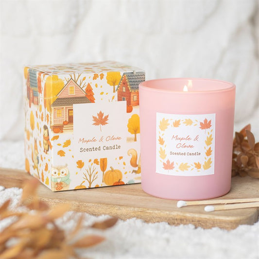 Maple & Clove Scented Candle