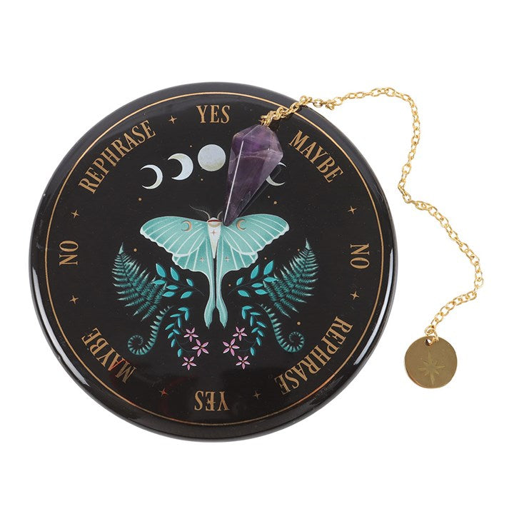 Luna Moth Pendulum Divination Kit