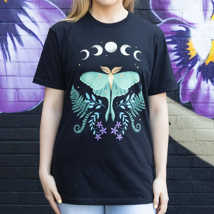 Luna Moth Unisex T-shirt Size S