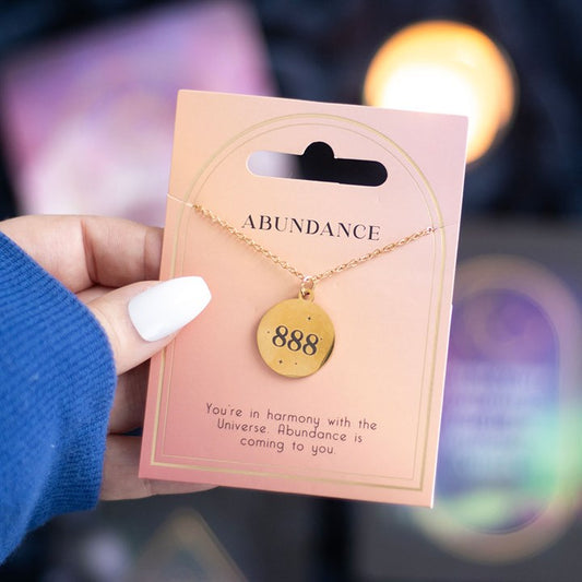 888 Angel Number Abundance Necklace