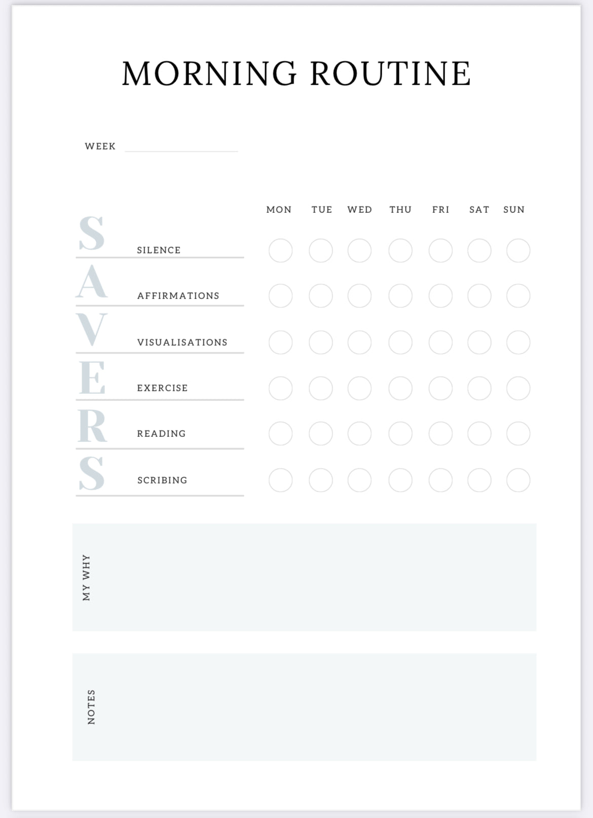 Manifestation Planner