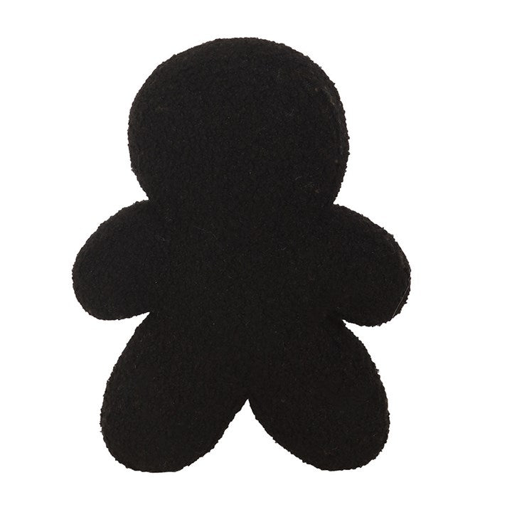 Spooky Gingerbread Man Boucle Cushion