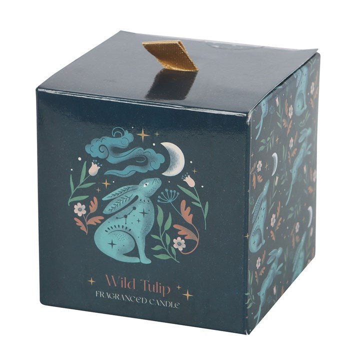 Midnight Hare Wild Tulip Candle