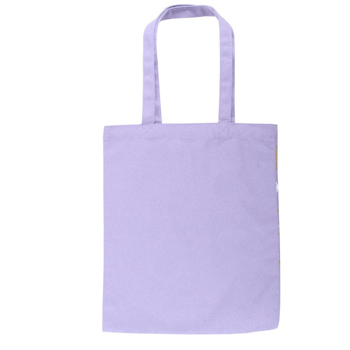 Purple Celestial Print Tote Bag