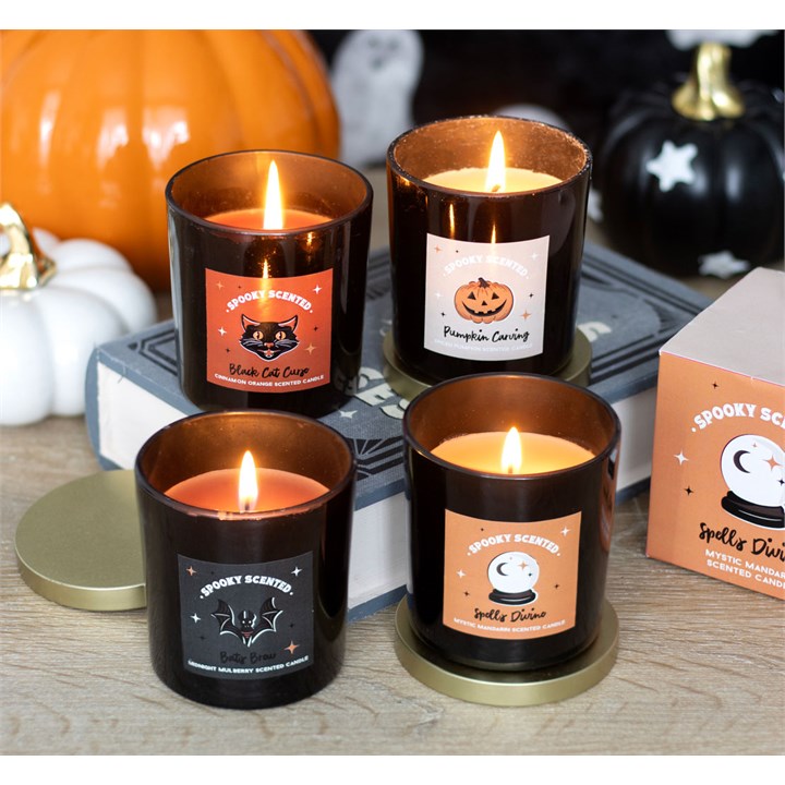 Black Cat Curse Cinnamon Orange Candle