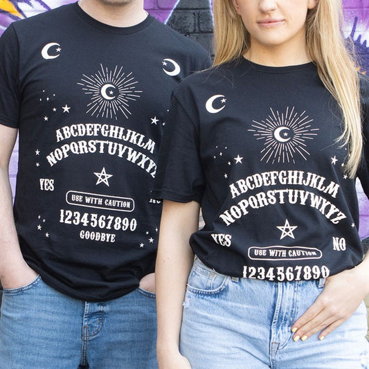 Black Talking Board Unisex T-shirt Size M