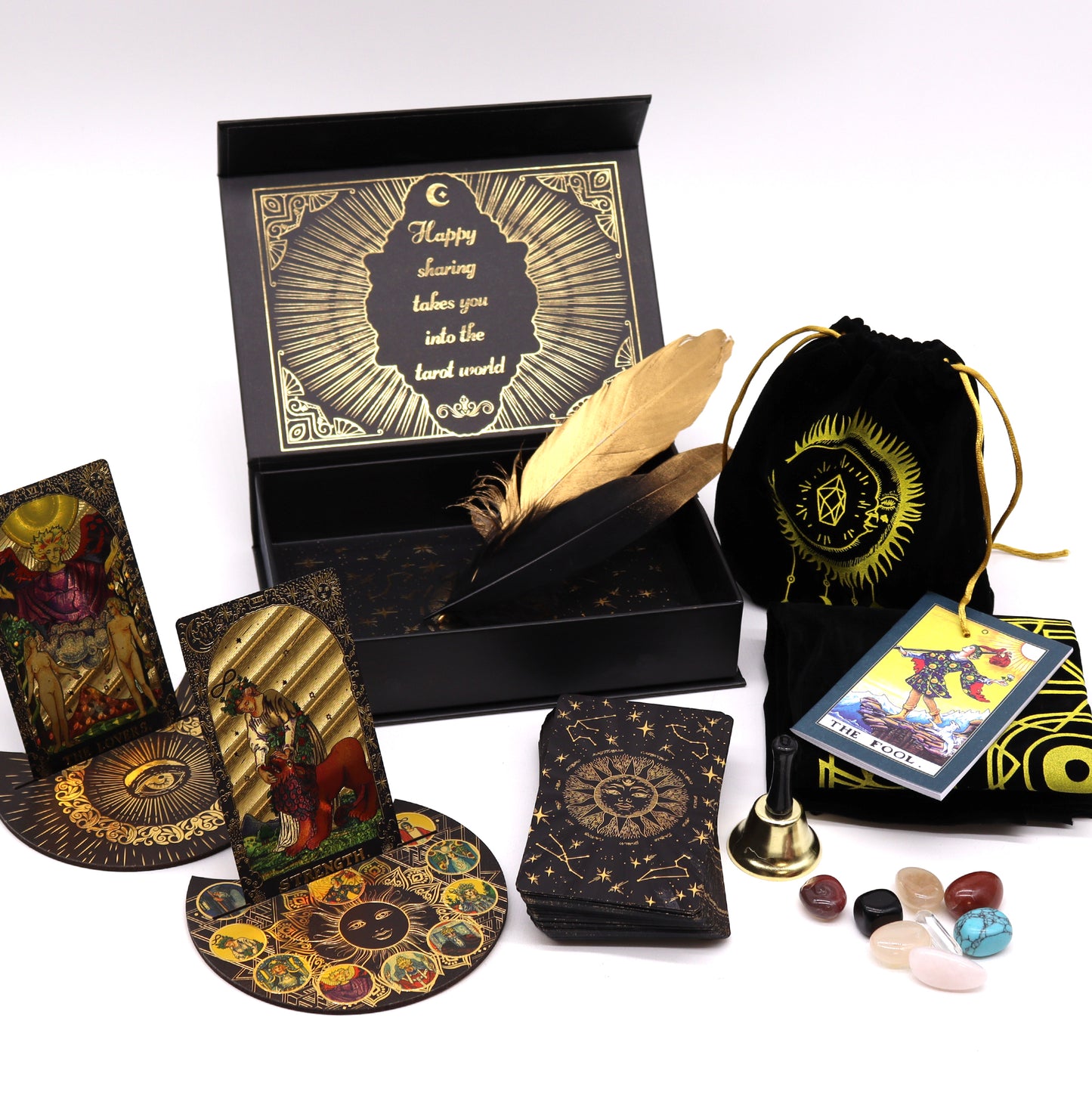 Gold Foil Tarot - Let The Magic Begin Gift Set