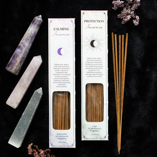 Set of 2 Calming & Protection Incense Stick Sets