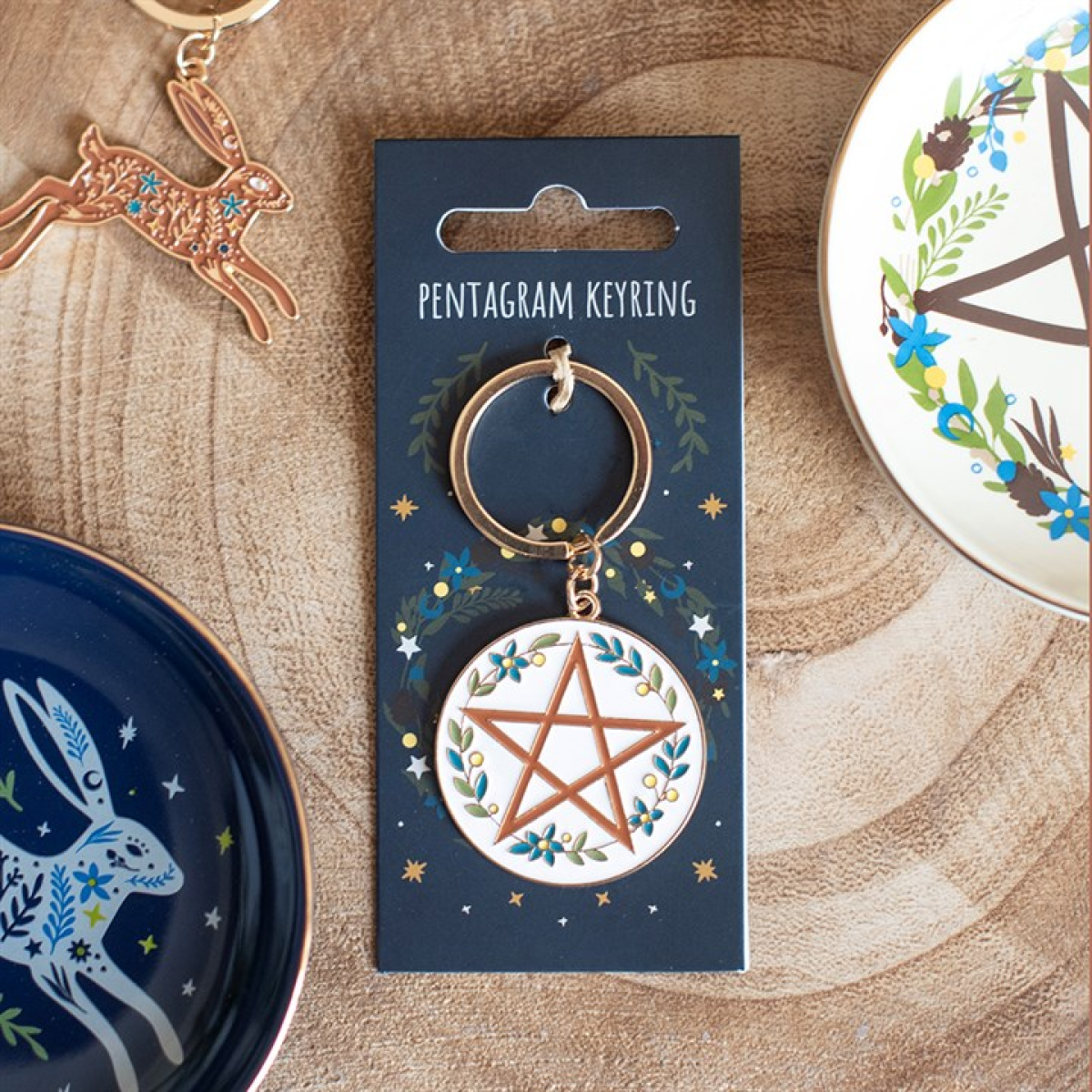 Solstice Wreath Keyring