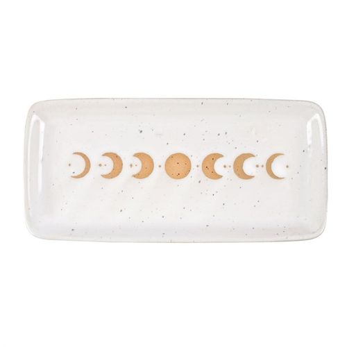 17cm Moon Phase Ceramic Trinket Tray