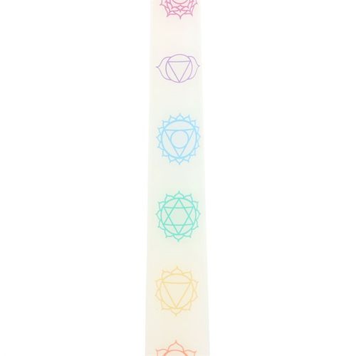 Set of 3 Chakra Balancing Taper Dinner Candles